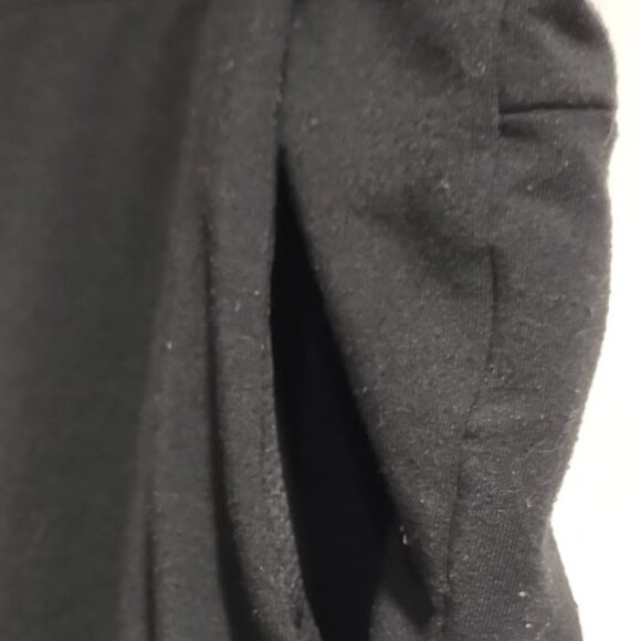 ATHLETIC WORKS BLACK  JOGGERS STRETCH BACK ZIP & 2 SIDE POCKETS DRAWSTRING 2XL - Picture 5 of 12